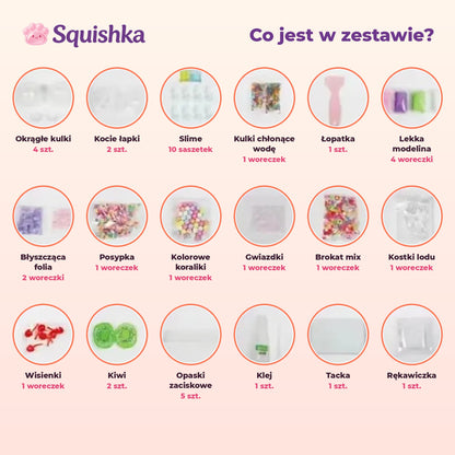 Co jest w zestawie Squishka
